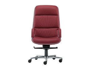 Офисное кресло с откидывающейся спинкой с подлокотниками