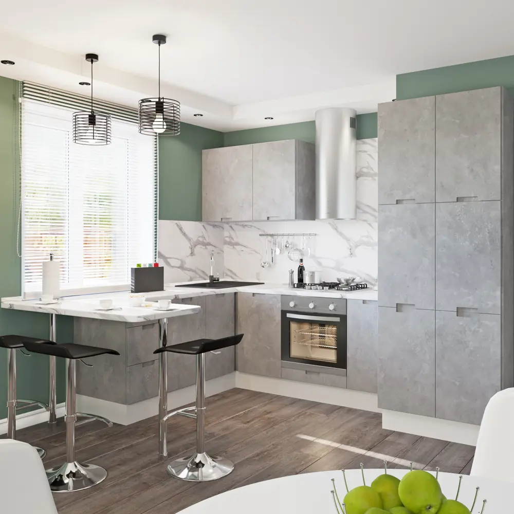 Дверь для шкафа Delinia «Берлин» 60x35 см, МДФ, цвет серый STLM-2138631 - Вид №9