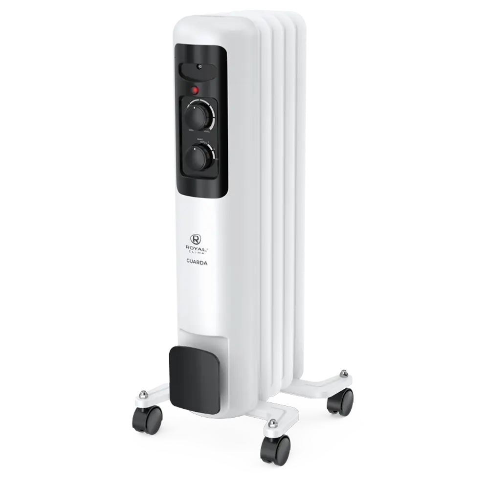 Обогреватель масляный Royal Clima GU9-2000M с механическим термостатом 2000 Вт цвет белый STLM-2023515 - Вид №1