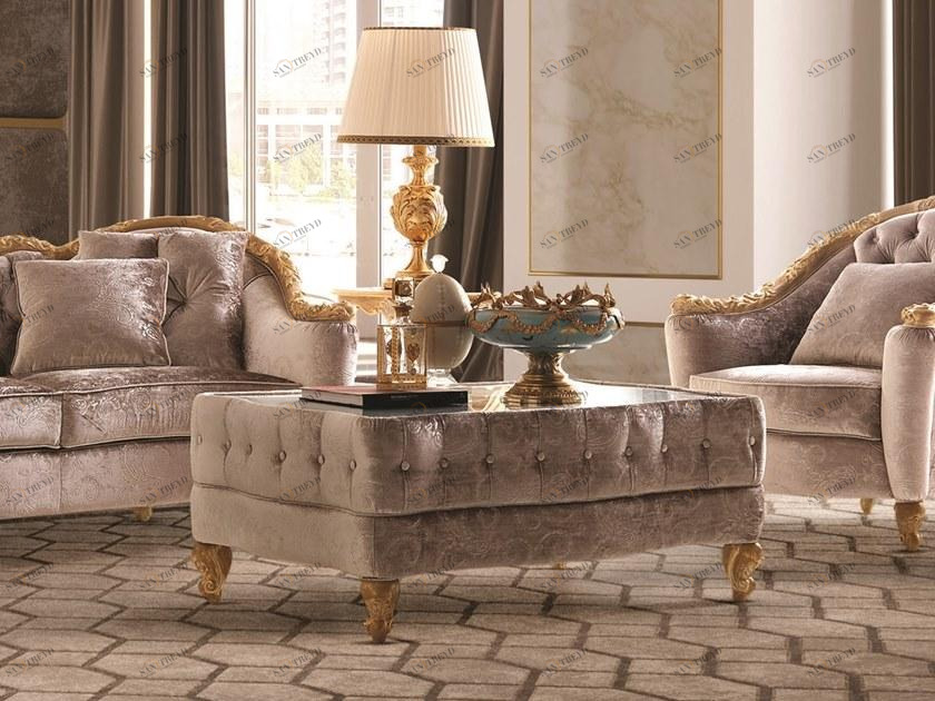 Andrea Fanfani Прямоугольный журнальный столик из ткани Opera 6006