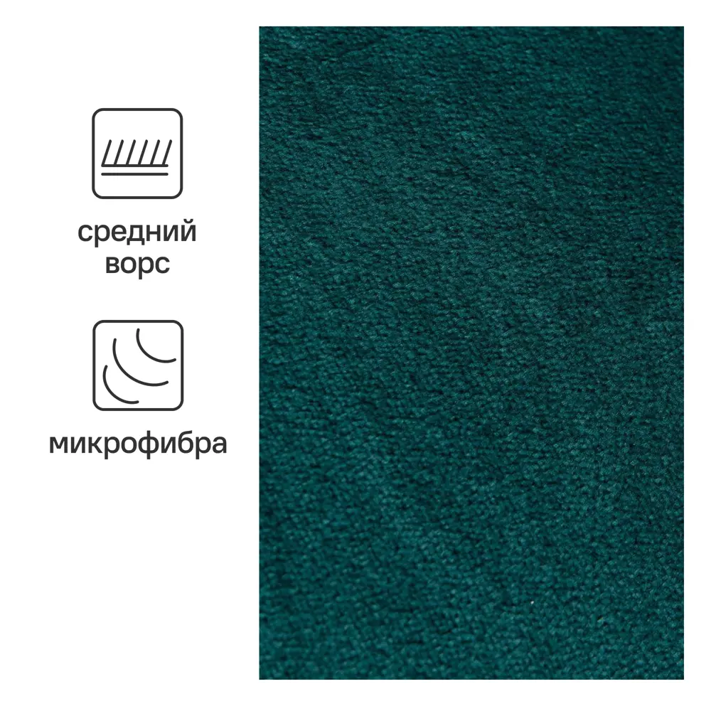Плед Flandria 200x220 см микрофибра цвет бирюзовый Santreyd Emerald STLM-2054947 - Вид №1
