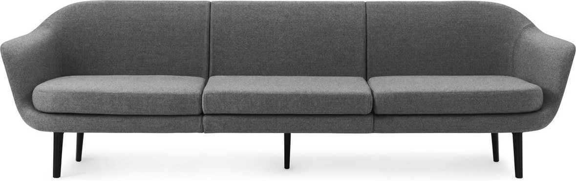 603551 Sum Модульный диван 3-х местный Black Aluminium Synergy Normann Copenhagen  - Вид №1