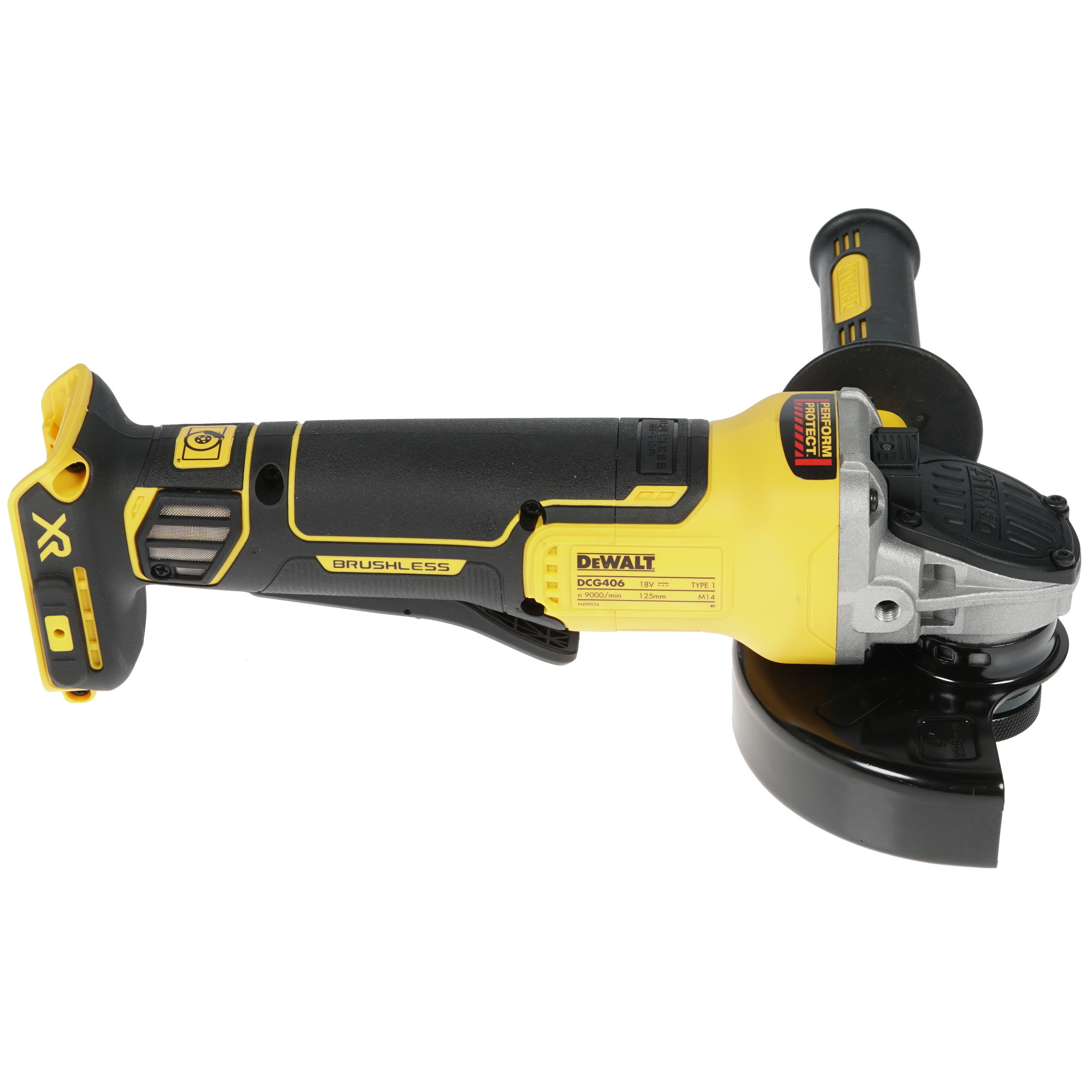 Углошлифовальная машина (УШМ) DeWalt DCG406N XR FLEXVOLТ 18/54V  , Без ЗУ, Без АКБ 8158024 STDN-0072643 - Вид №3