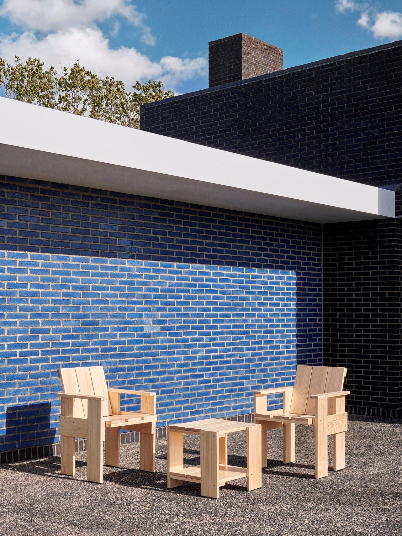 Сосновый садовый стул с подлокотниками Hay ящик ARCH-00028998 - Вид №7