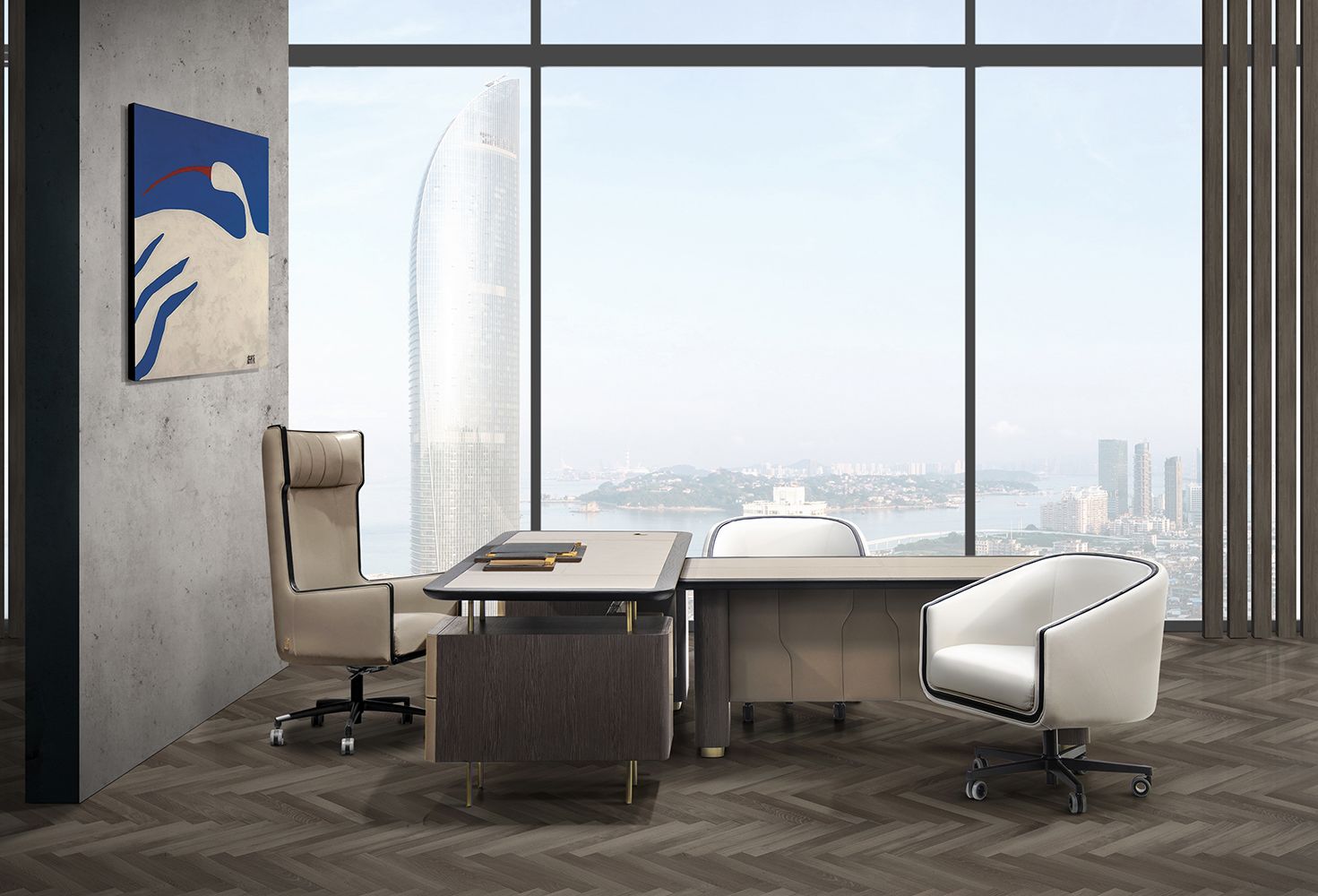 Мягкий операционный офисный стул с колесами Formitalia DALLAS ARCH-00136340 - Вид №3