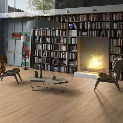 Виниловый ламинат Tarkett Lounge Relax Дуб с брашью (Текстурированная) 914,4х152,4/101,6 мм 1000901234 - Вид №9