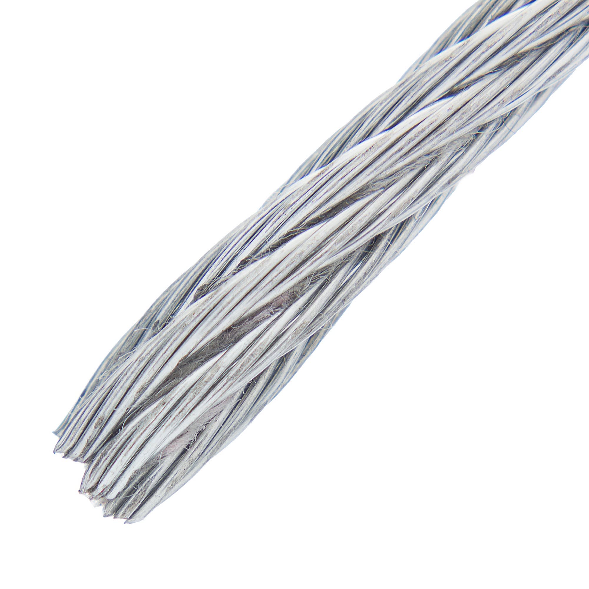 15956110 Трос стальной DIN 3055 4 мм 10 м, цвет цинк Santreyd 