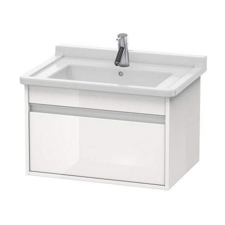 KT666302222 Ketho Тумбочка подвесная Белый глянцевый декор Duravit - Вид №2
