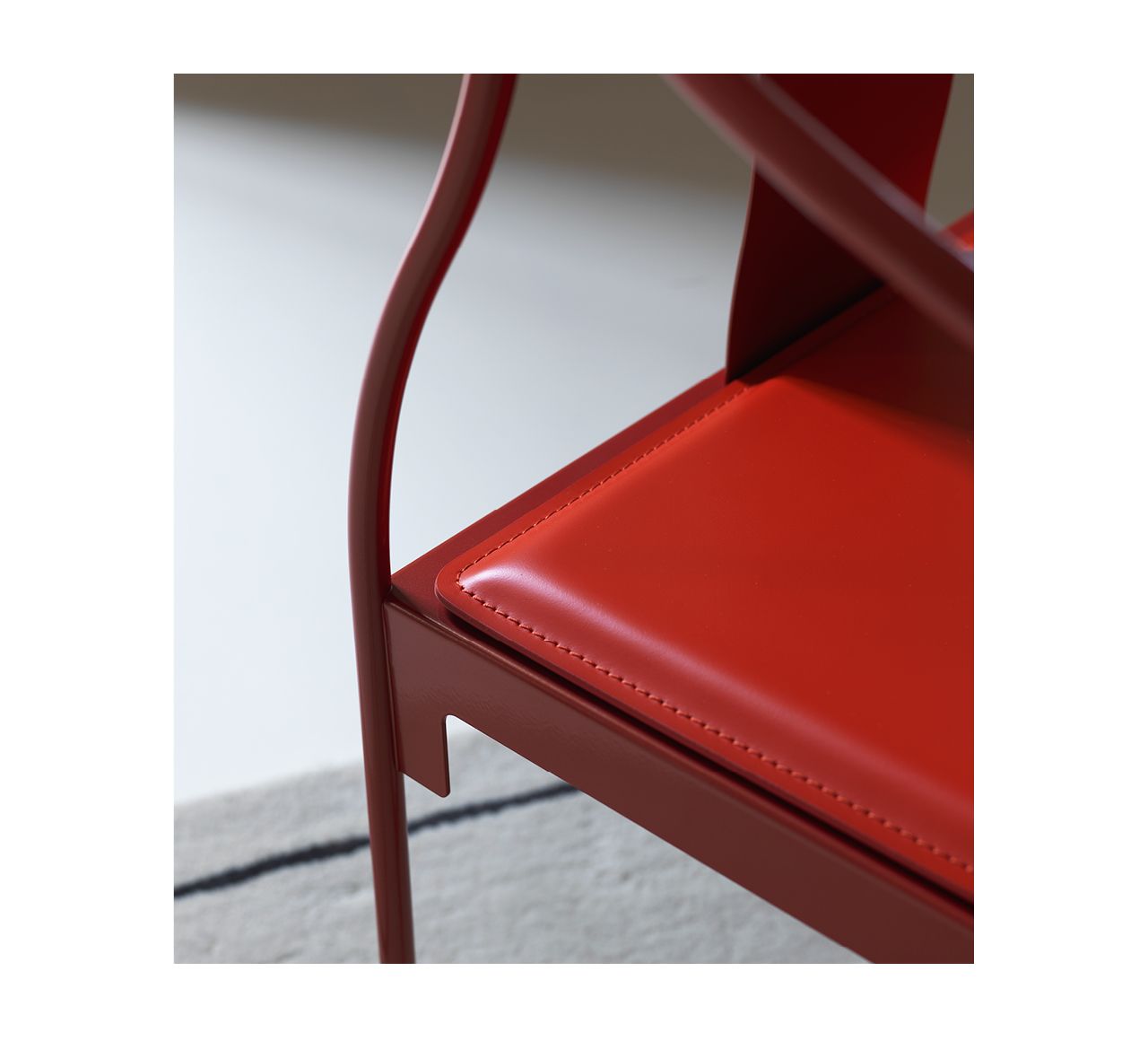 Стальной стул с порошковым покрытием с подлокотниками Driade Mingx ARCH-00126557 - Вид №4