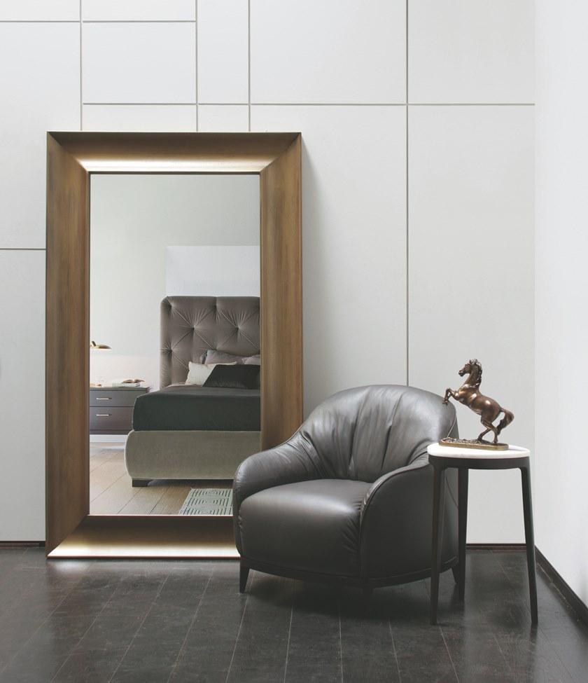 SELVA Мягкое кожаное кресло с подлокотниками  1092  - Вид №1