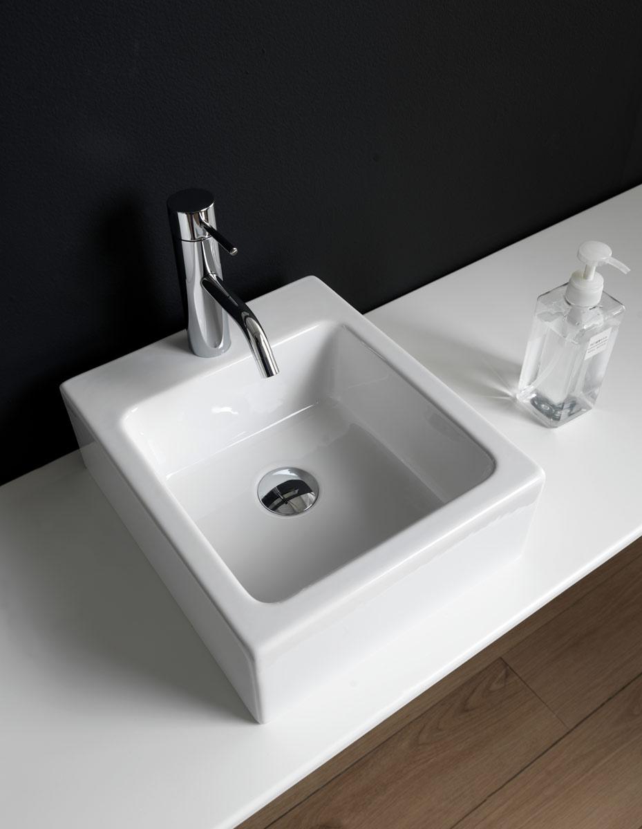 QULAV603 Подвесная раковина настенная GSG CERAMIC Quad - Вид №2