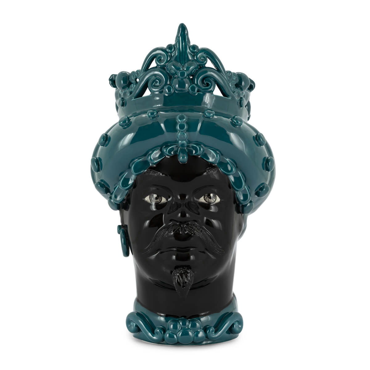 201065-96 ABHIKA ВАЗА MORO MAN MED. ПРОСТО TEAL  - Вид №3