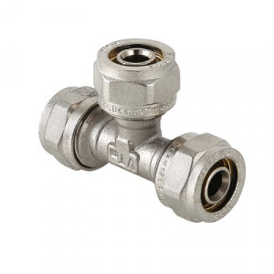 VTm.331.N.161616 Фитинг обжимной – тройник Valtec 16 мм