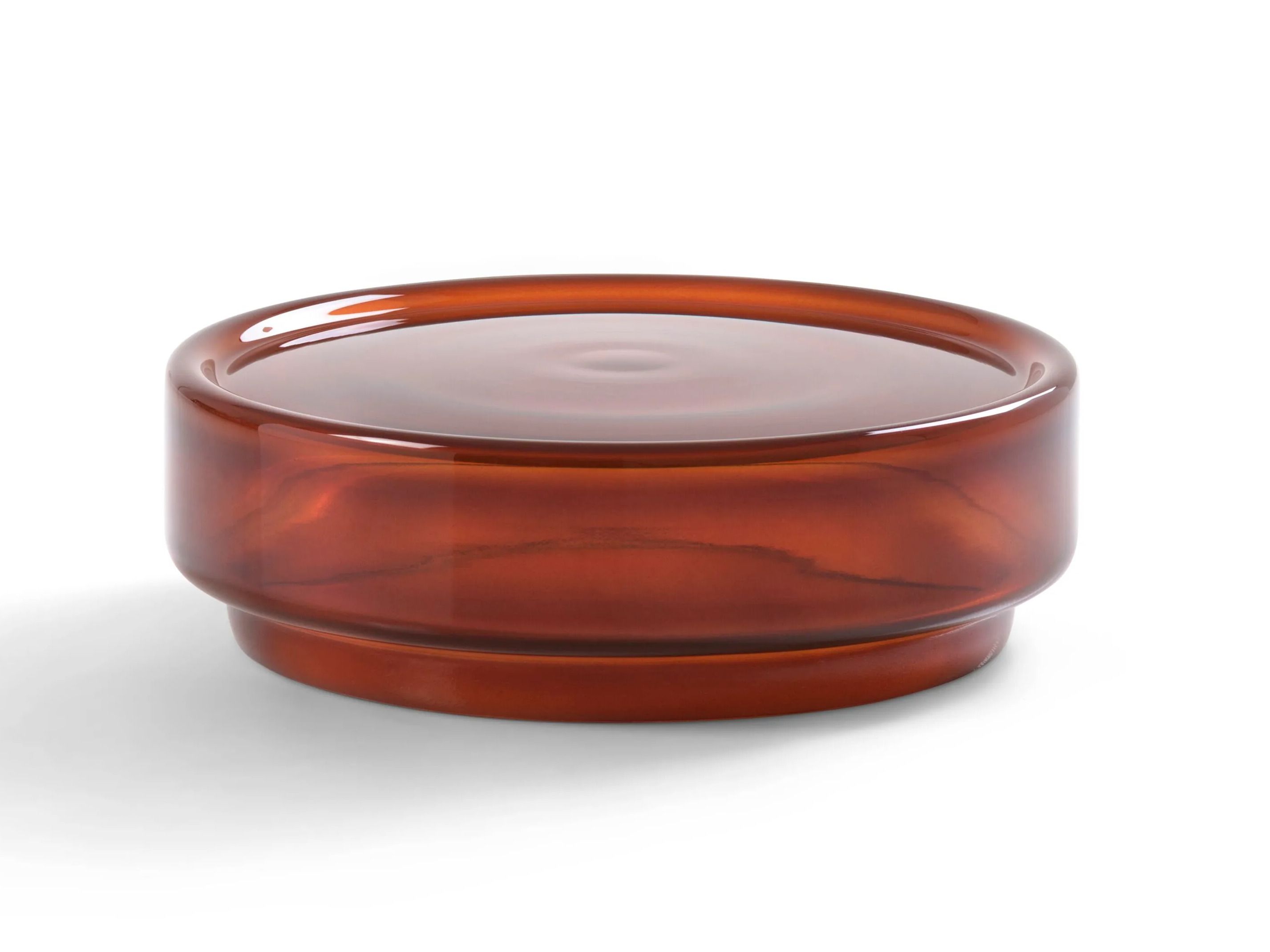 Низкий круглый журнальный столик из дутого стекла Billiani STACK 880 ARCH-00036354 - Вид №1