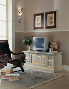 1666 Tifernoit Комод с 4 ящиками и клапаном Soggiorno