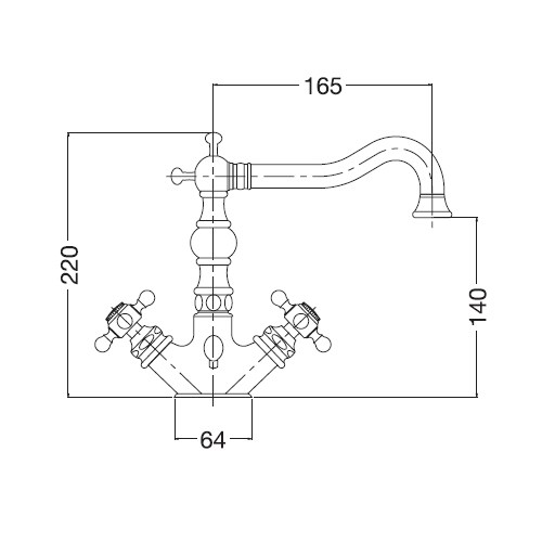 18382 Смеситель Migliore Arcadia - Вид №1