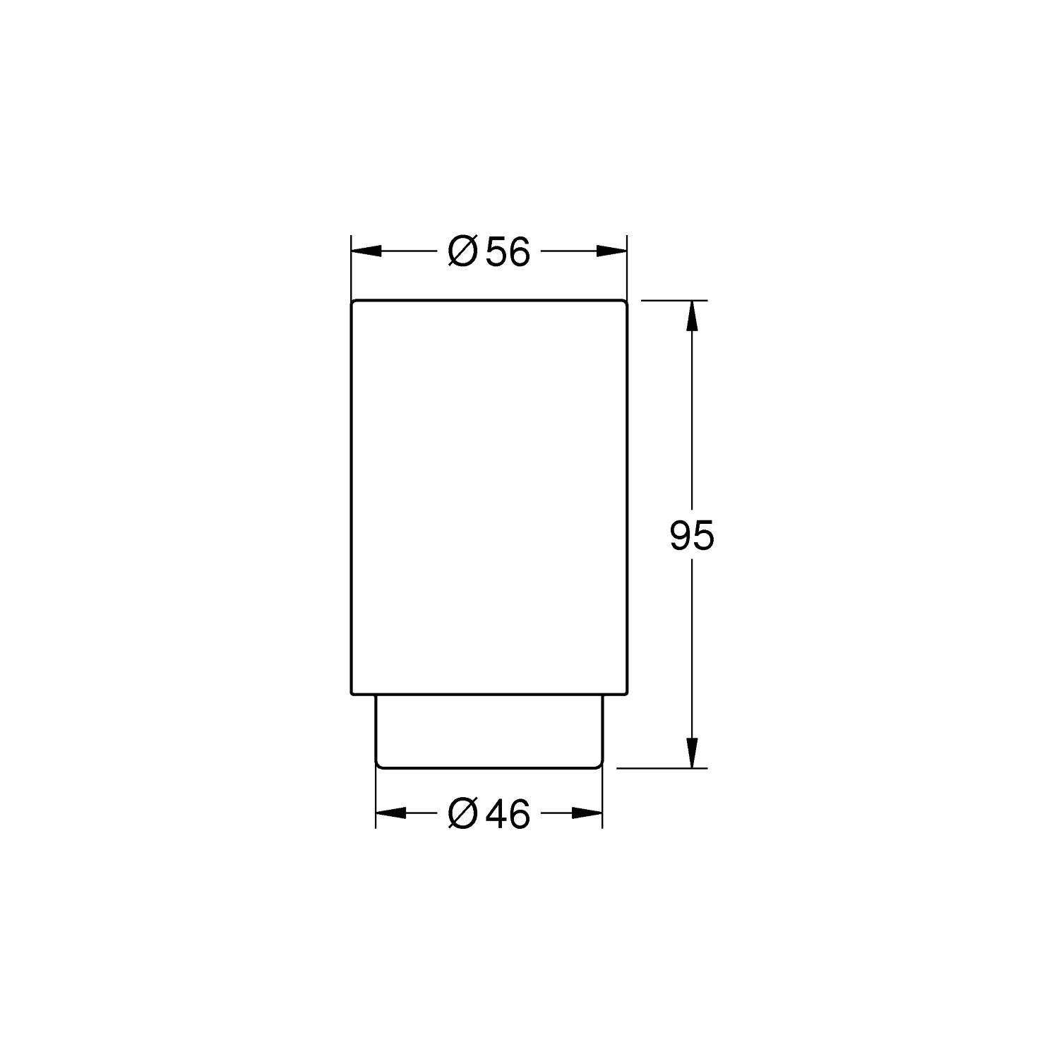 Стакан GROHE Selection, прозрачный белый (41029000) - Вид №1