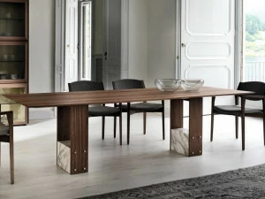 Porada Прямоугольный обеденный стол из массива дерева Iron