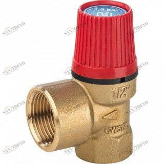 Предохранительный клапан STOUT SVS 1/2" 1,5 bar SVS0001001515