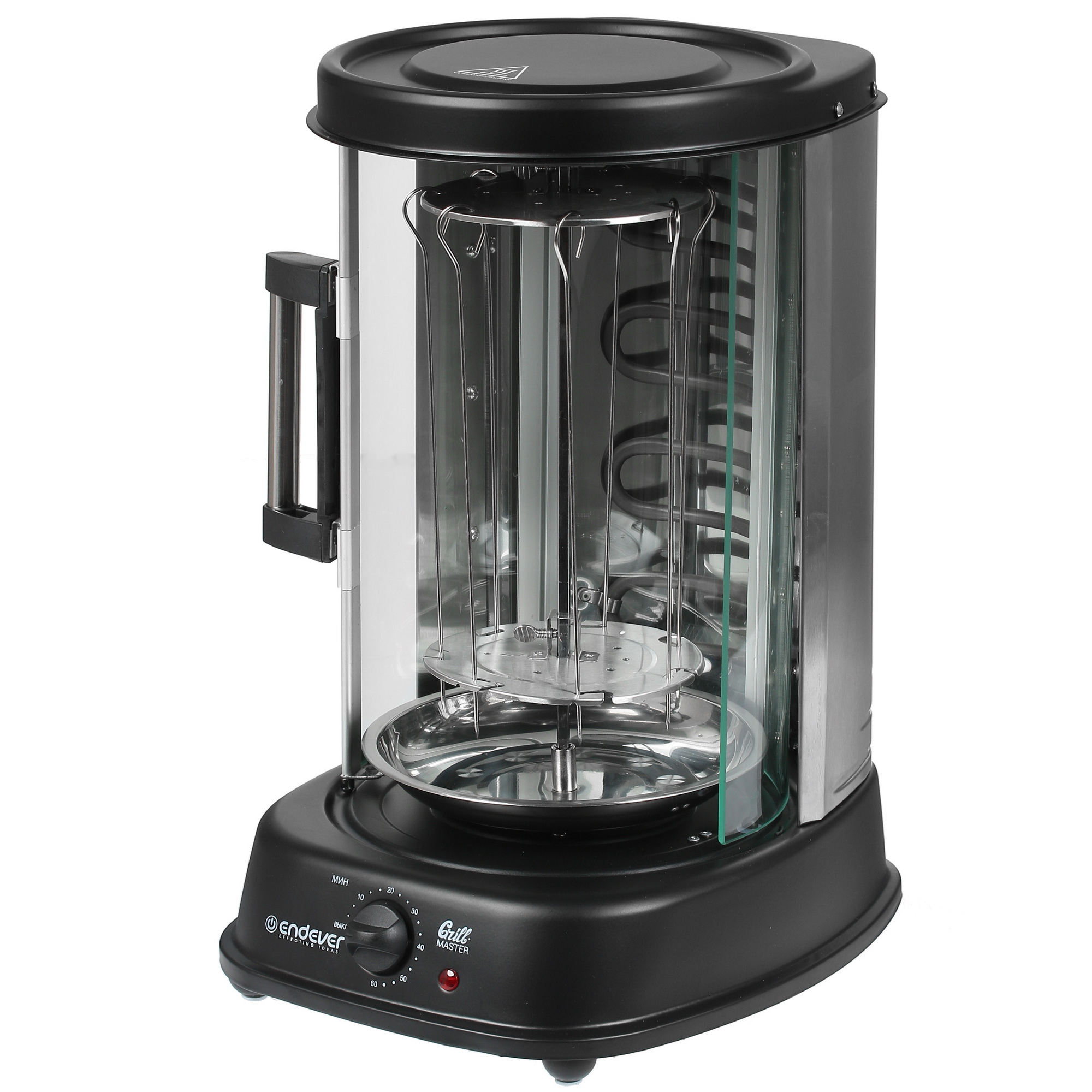 8115606 Электрошашлычница Endever Grillmaster-300 черный STDN-0068690 - Вид №2