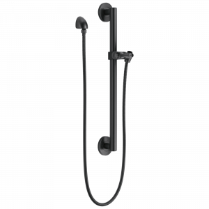 51600-BL Регулируемая направляющая / поручень в сборе с локтем Delta Faucet Universal Showering Матовый черный