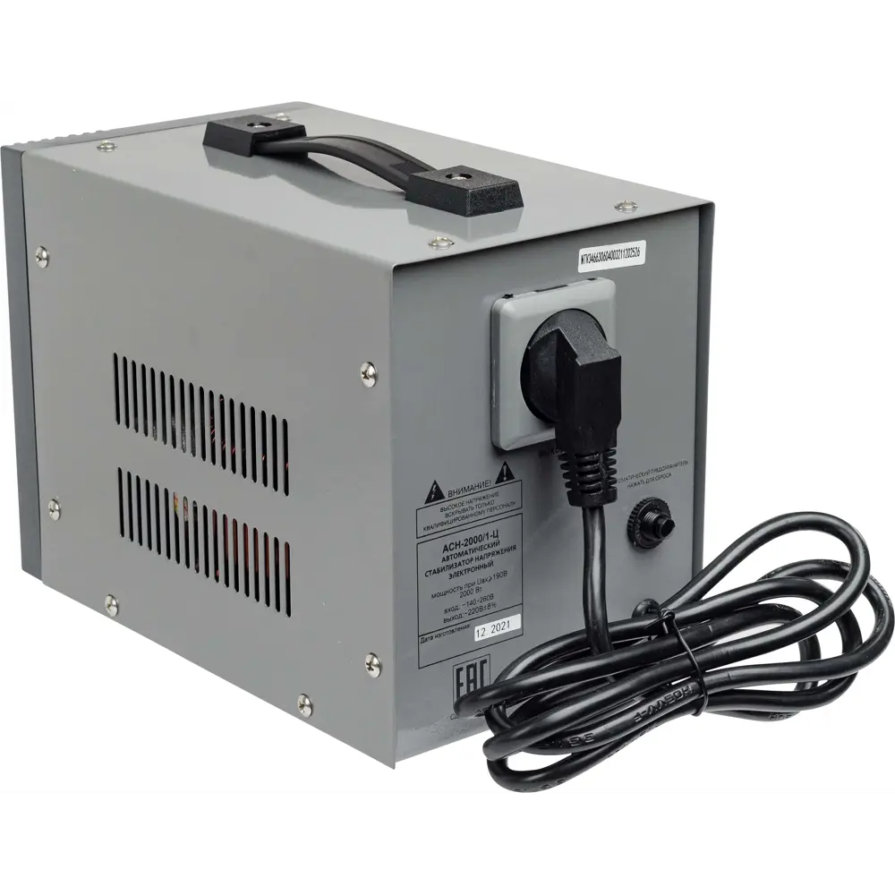 Стабилизатор напряжения Ресанта АСН- 2 000/1-Ц 2 кВт STLM-2141327 - Вид №4