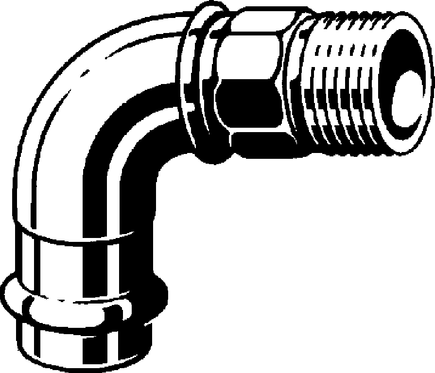 197 988 Модель 2214 Трубопроводные системы  Sanpress  Переходники/​переходные угольники Santreyd  - Вид №1