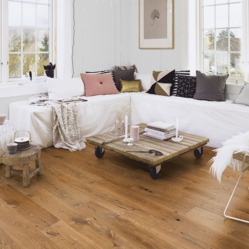 Массивная доска Boen Solid Plank Historical 162 Live Natural Дуб Натур (Гладкая) 800-2220х162 мм EHCBVKWD - Вид №7