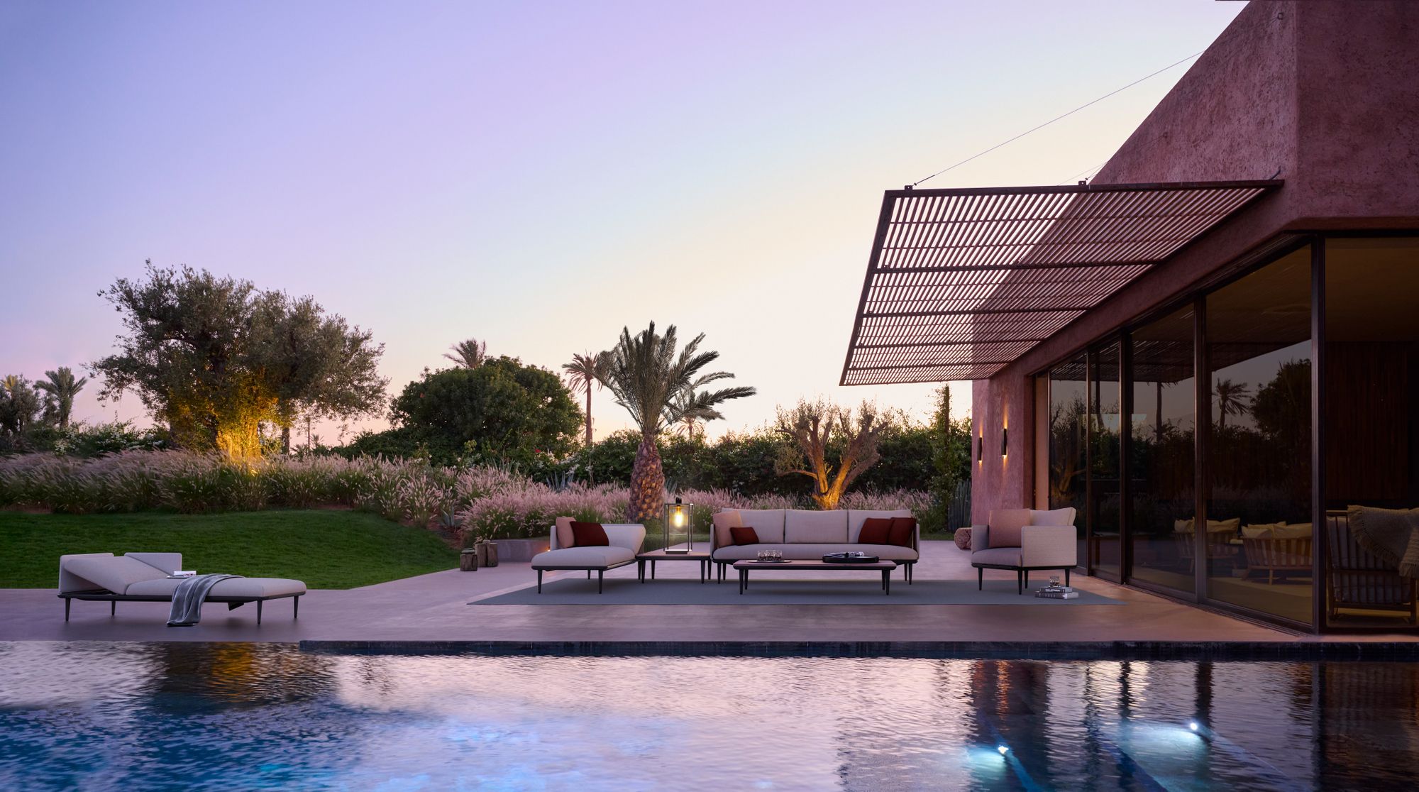 Керамический прямоугольный садовый журнальный столик Royal Botania Styletto Lounge ARCH-00123181 - Вид №1