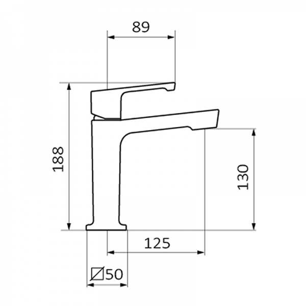 Смеситель для раковины JOLIE GRB MIXERS 82512820 - Вид №1