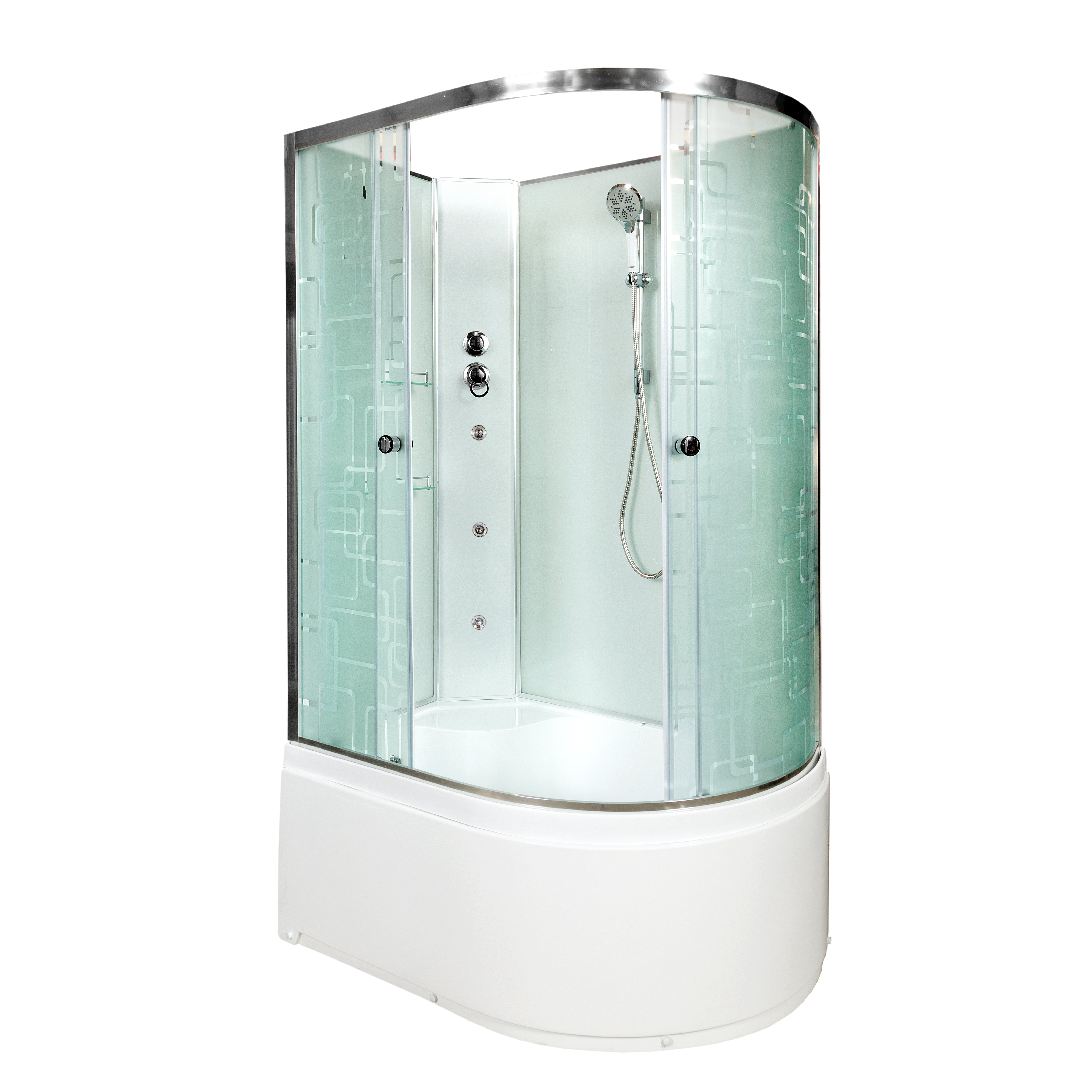 D119 Душевая кабина DETO Серия D ЕМ4512 L  N с гидромассажем (гм.) - Вид №5