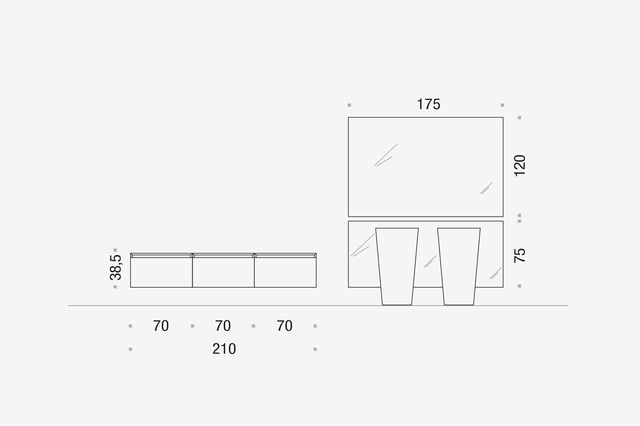 Комплект мебели 05 Arcom Dafne STARC156 - Вид №3