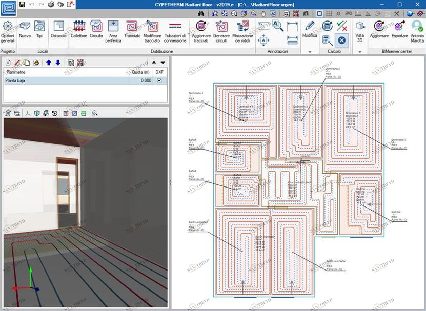 ATH ITALIA software Программное обеспечение для расчета систем теплого пола Cypetherm sun-id-1384670