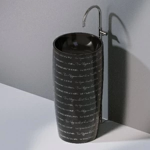 L103T0R0VT.421P Напольная раковина стоящая круглая A. e T. Italia PILLAR