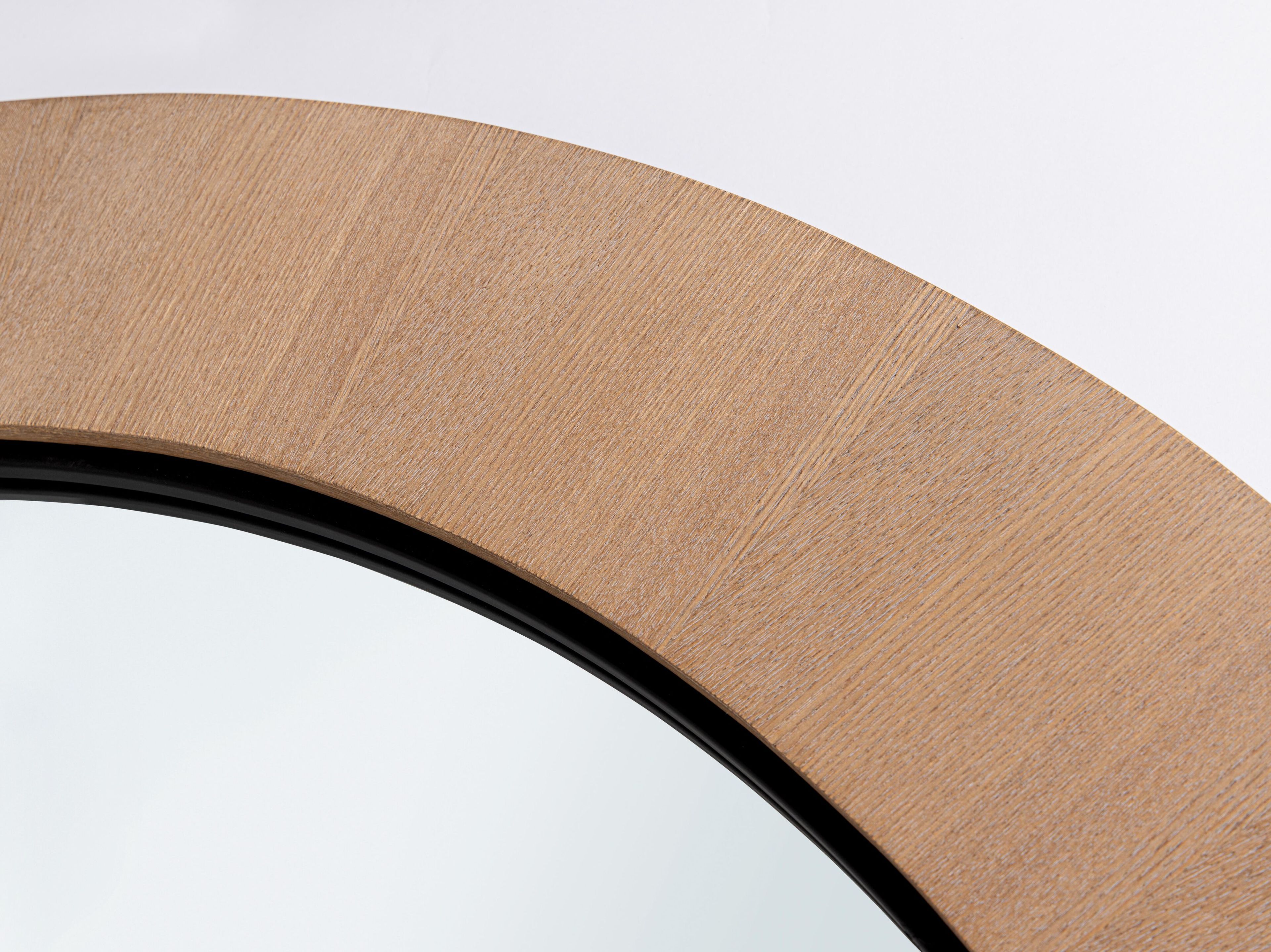 Настенное круглое зеркало из ясеня с рамкой BIZZOTTO AMYRIS D127 ARCH-00129323 - Вид №2