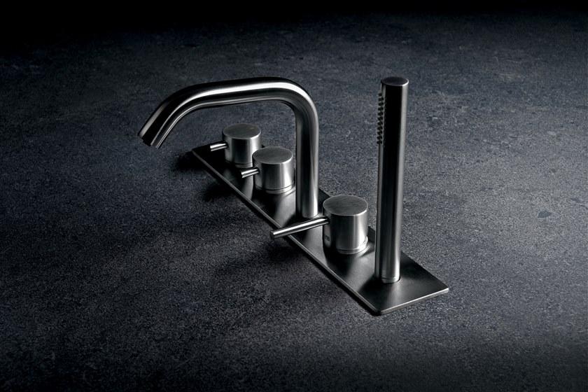 Fir Italia Комплект для ванны с ручным душем с тарелкой Cleosteel 48 4831404 - Вид №1