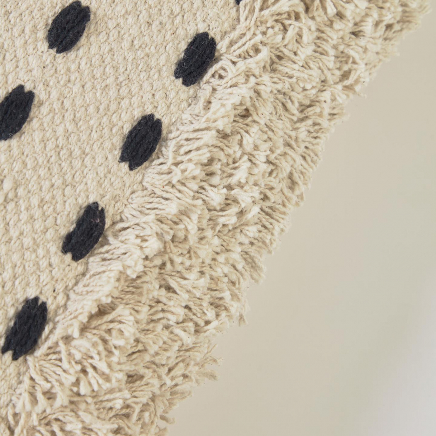 108296 Наволочка из 100% хлопка натуральный черный 45 x 45 см La Forma Agripa  - Вид №1