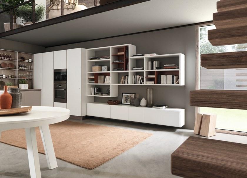 Febal Casa Лаковая оборудованная кухня с полуостровом sun-id-1441764 - Вид №5