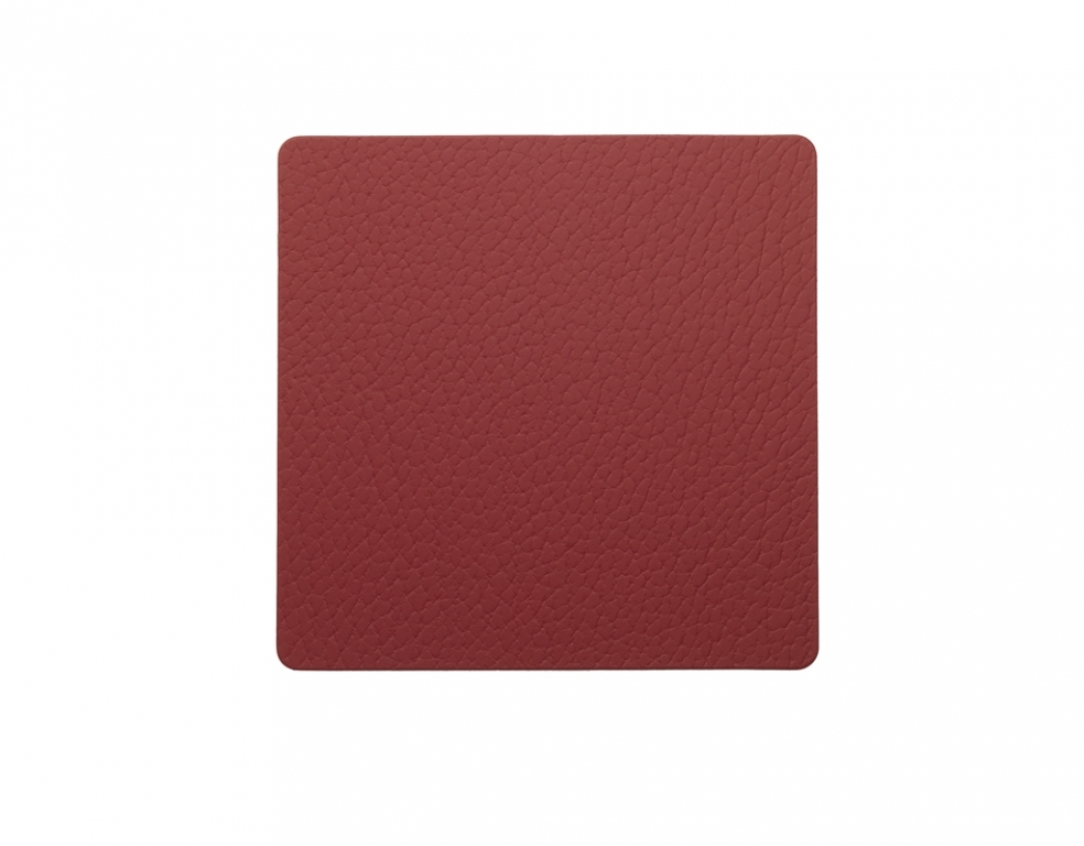 98359 BULL red подстаканник квадратный 10x10 см, толщина 2мм;LIND DNA