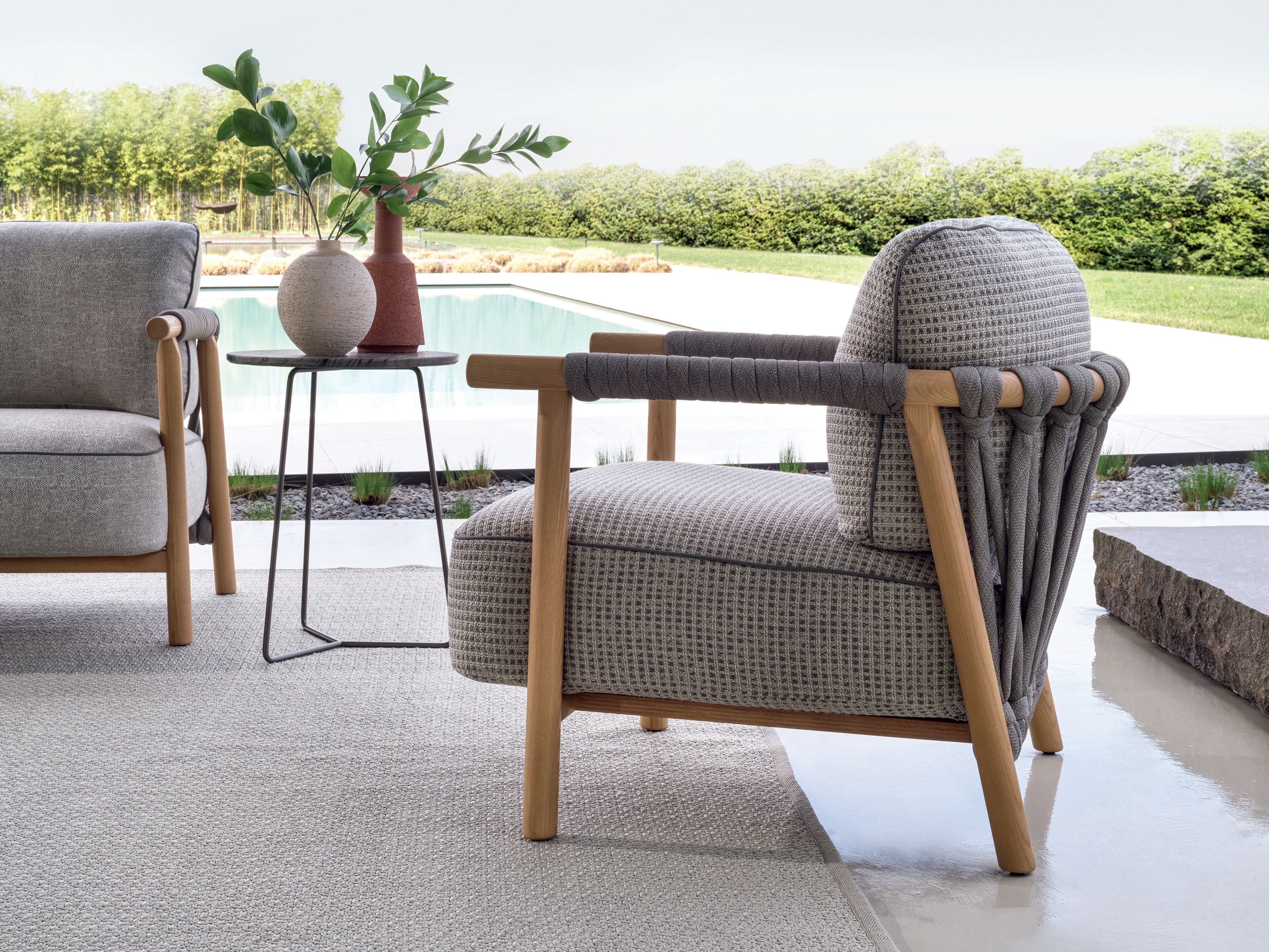 Тканевое садовое кресло с подлокотниками Ditre Italia Nathy ARCH-00036515 - Вид №7