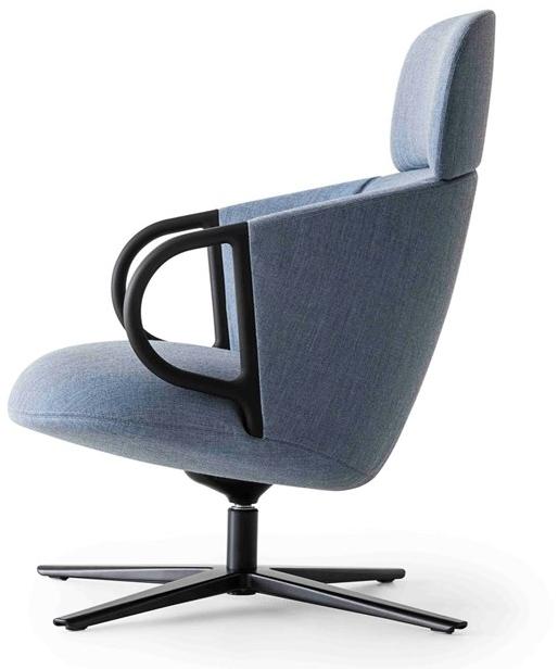 GABER Кресло из ткани с 4 спицами и высокой спинкой Cucaracha 394  - Вид №2