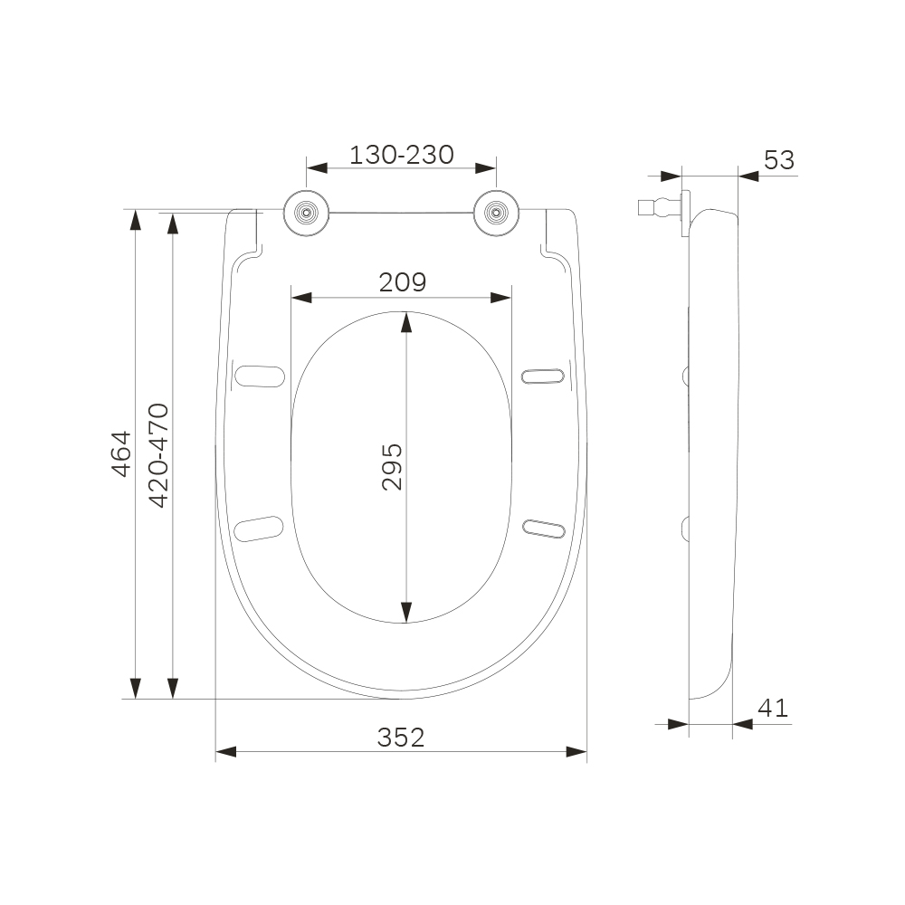 C827852WH сиденье для унитаза микролифт AM.PM Chic - Вид №3