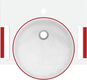 950.11.106 умывальник слабоумия HEWI USA Produkte  - Вид №1