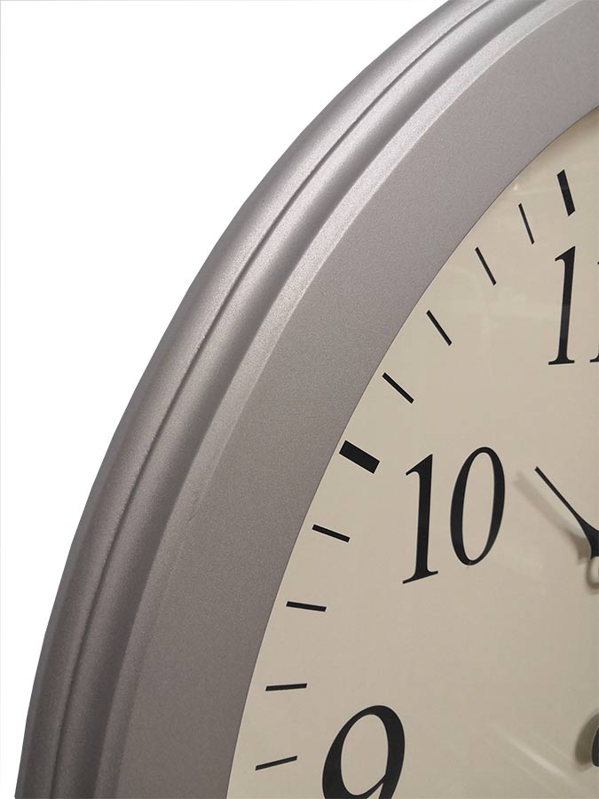 Часы настенные серебряные круглые Sars SARS ДИЗАЙНЕРСКИЕ 00-3967103 Серебро  - Вид №2