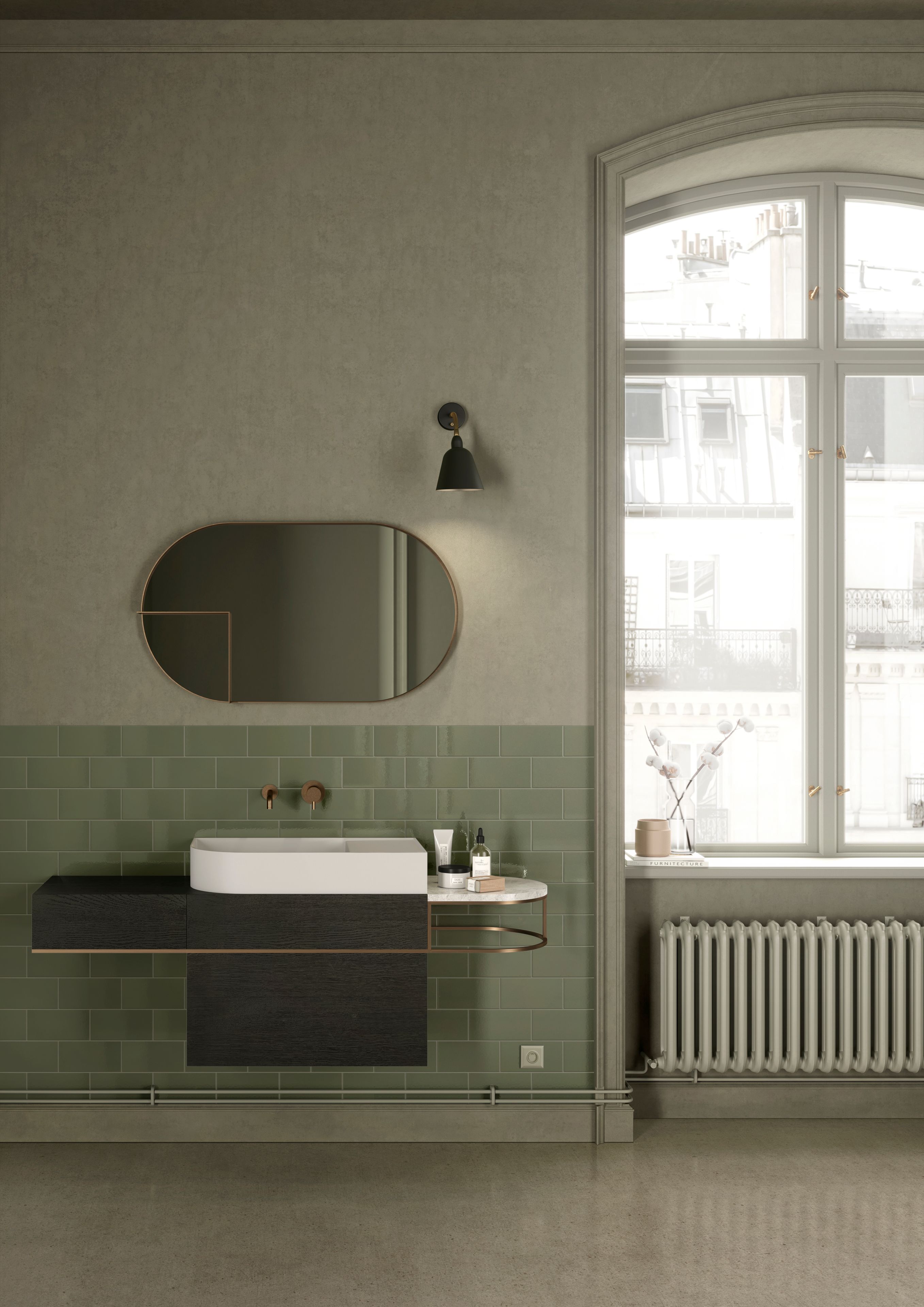 Прямоугольная раковина Livingtec® с столешницей Ex.T Nouveau ARCH-00148092 - Вид №7