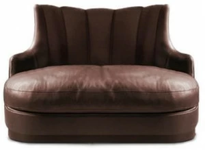 BRABBU Кресло из экокожи Plum