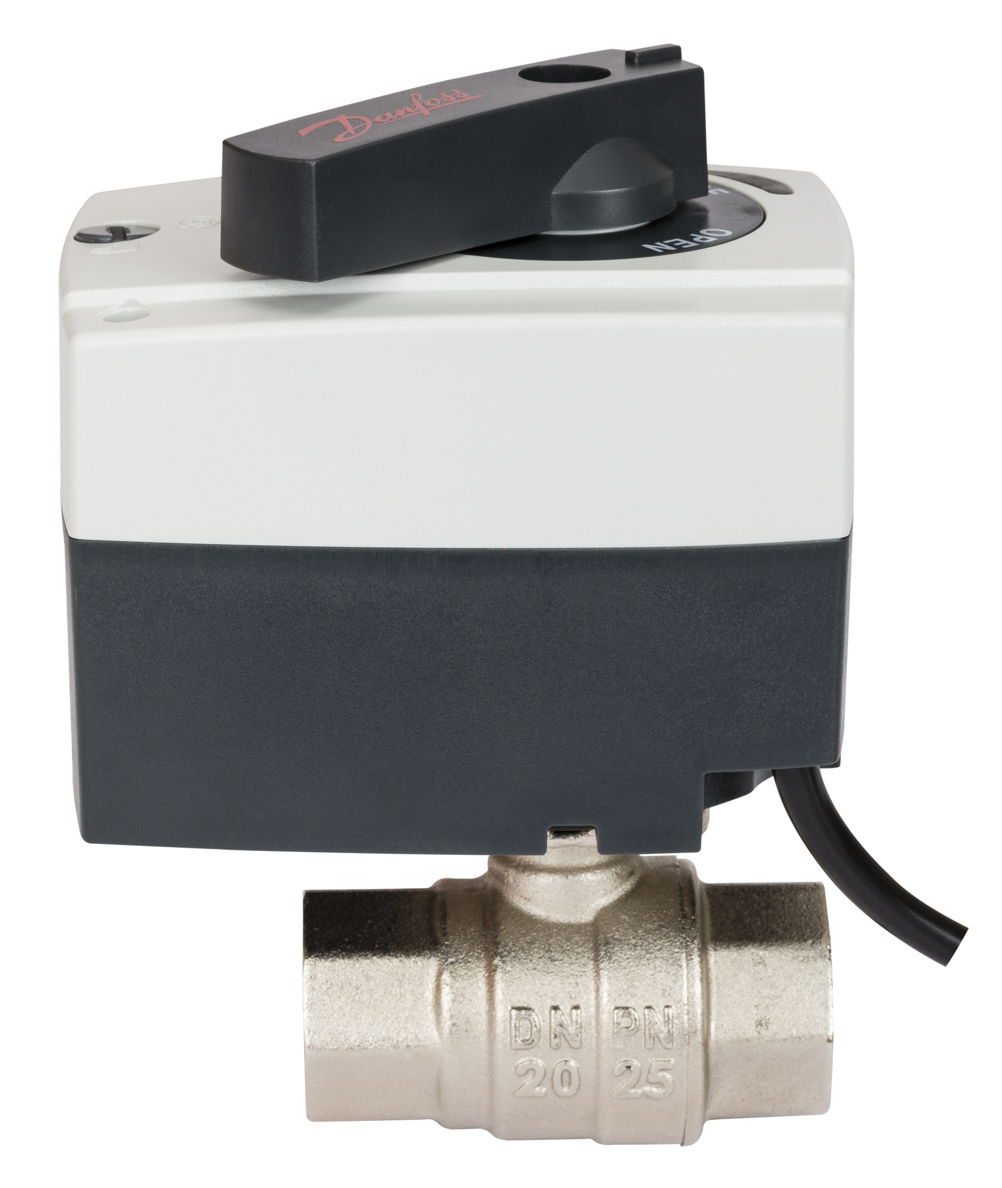 Danfoss Клапаны двухпозиционные шаровые с электроприводом AMZ 112 — проходной, AMZ 113 — трехходовой AMZ 112 кран шар 2х поз Ду32 э/п 230В 082G5409  - Вид №8