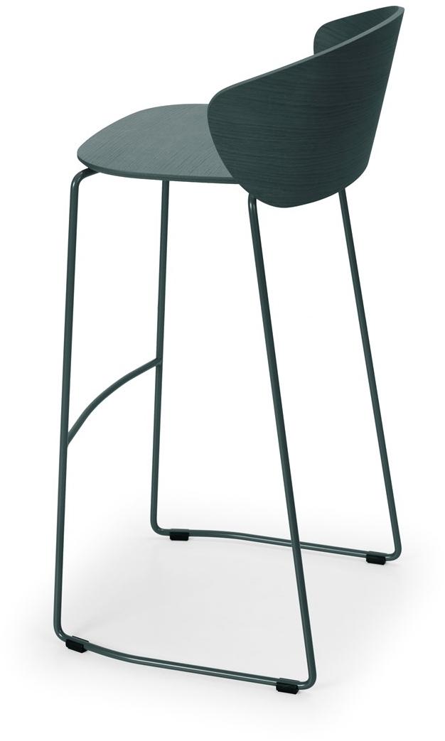 True Design Высокий штабелируемый табурет из стали и салазок Not wood Nt7505 - Вид №1