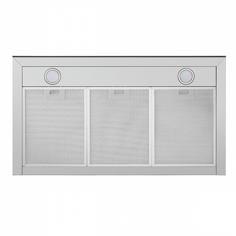 TSH 90 Inox Вытяжка tsh 90 ""нержавейка""/ • тип: настенная• цвет: нерж.сталь+черный• управление: сенсорное• ширина, мм: 900• полная потребляемая мощность, вт: 200• количество скоростей: 3• максимальная производительность, м3/ч: 800• диаметр воздуховода Santreyd  - Вид №2