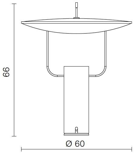Martinelli Luce Регулируемая настольная лампа из алюминия с диммером  799  - Вид №15
